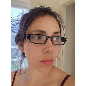 A.J. Morgan black reading eyeglasses glasses womens